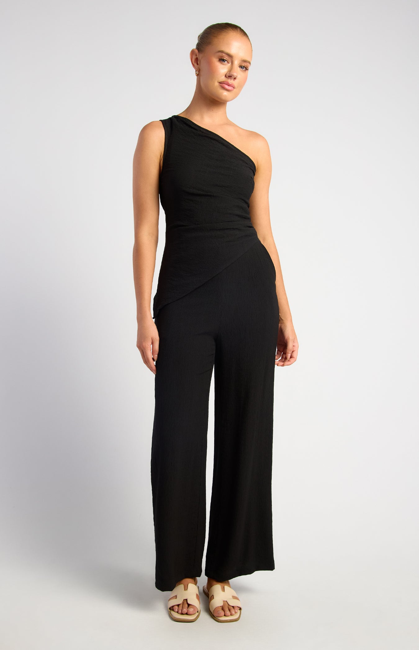Reyon Textured Pants