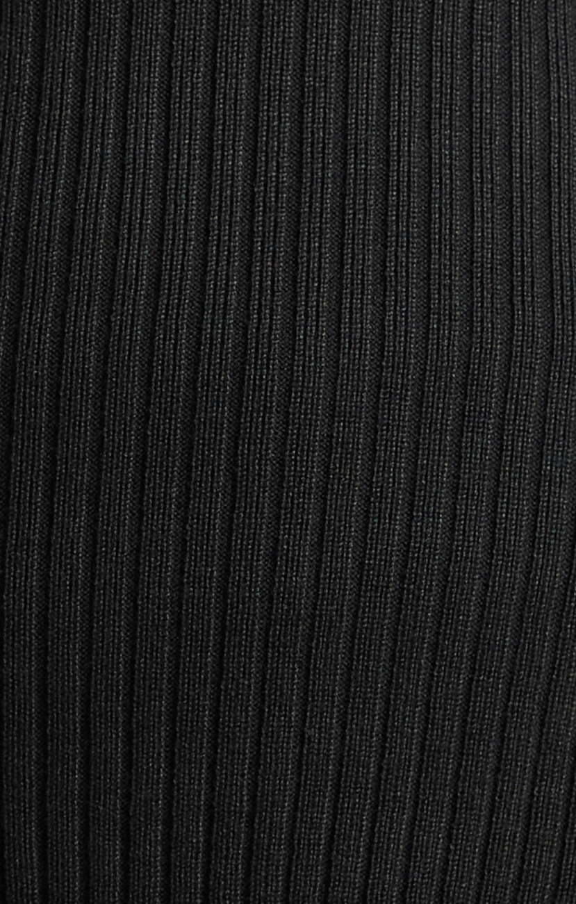 Asymmetrical Ribbed Knit Top